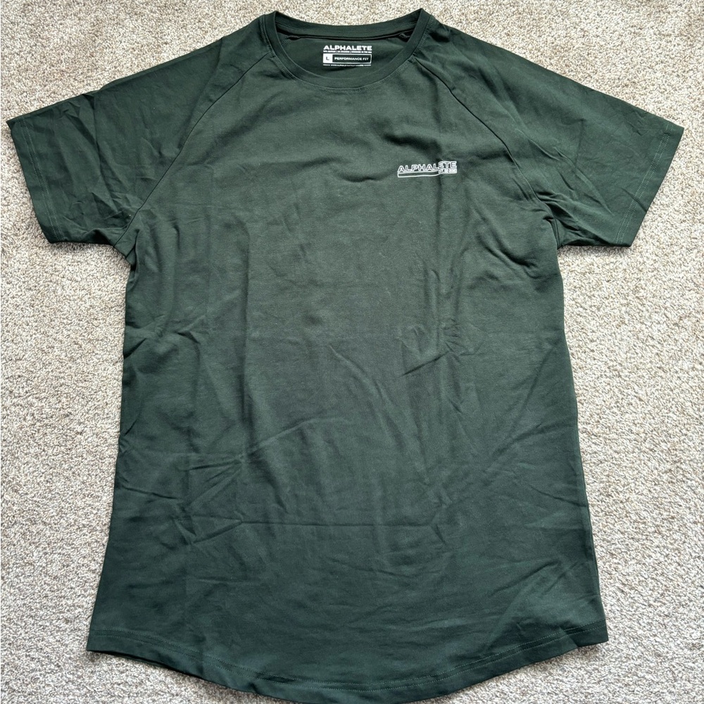 Forest Green Alphalete Short Sleeve Tee